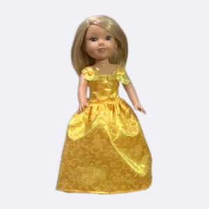Wellie Yellow Princess Dress