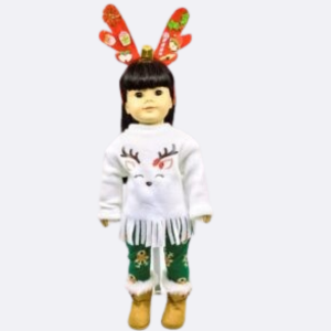 Fleece Reindeer Top & Leggings
