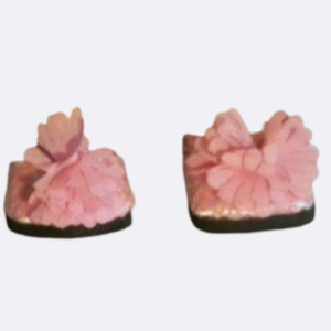 Pink Flowered Shoe