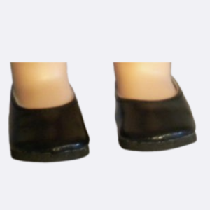 Wellie Black Patent Leather Shoe