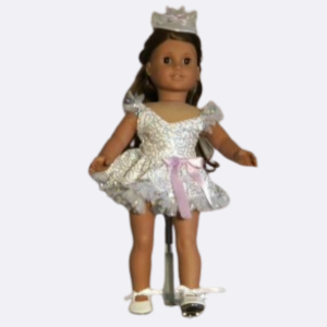 White sparkle tap dancer