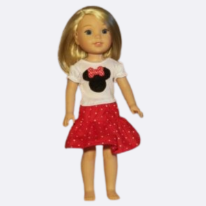 Wellie Mouse Top & Skirt