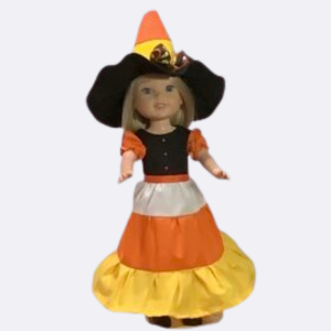 The Candy Corn Witch for your Wellie