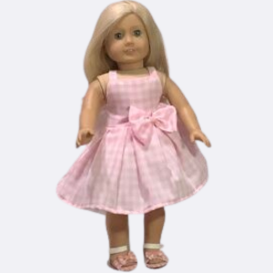 Pink Gingham Dress.