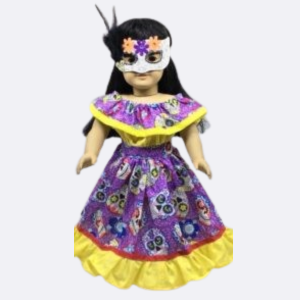 Dia De Los Muertos Dress Mask