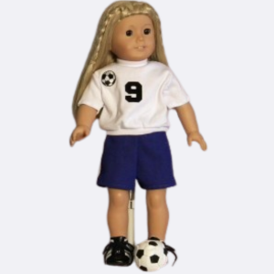 Soccer Set includes the shirt, shorts & ball
