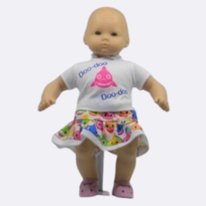 Baby Shark Tee & Skirt for Bitty