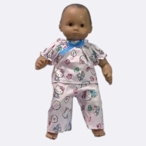 Our Bitty pajamas feature Hello Kitty