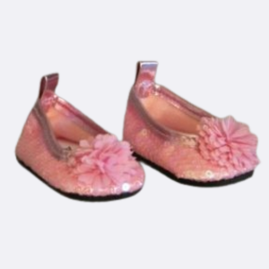 Pink Flowered Shoes