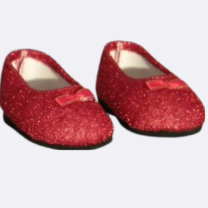 Red Glitter Bow Shoes