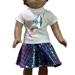Mermaid Tee Shirt & Skirt